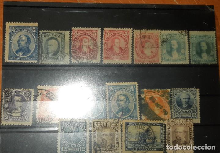 Sellos: LOTE DE SELLOS ARGENTINA, 1888 A 1900. - Foto 2