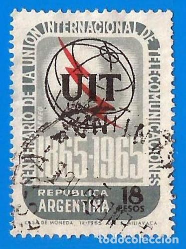 Sellos: ARGENTINA. 1965. CENTENARIO DE LA UIT - Foto 1