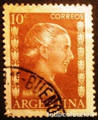 Sellos: 1952 ARGENTINA. Eva Per&oacute;n - Foto 1