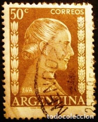 Sellos: 1952 ARGENTINA. Eva Per&oacute;n - Foto 4