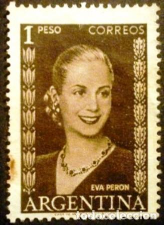 Sellos: 1952 ARGENTINA. Eva Per&oacute;n - Foto 5