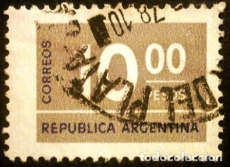 Sellos: 1976 ARGENTINA. Cifras - Foto 1