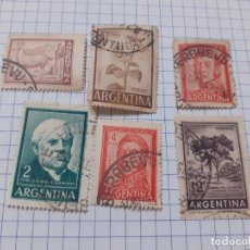 Sellos: VENDO LOTE 6 SELLOS DE ARGENTINA, SERIE 1961-69,USADOS EN BUEN ESTADO