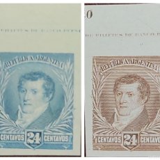 Sellos: O) 1892 ARGENTINA, CARD BOARD PROOF, MANUEL BELGRANO, PATRIOT, MAY REVOLUTION, WAR OF INDEPENDENCE A. Lote 379346919