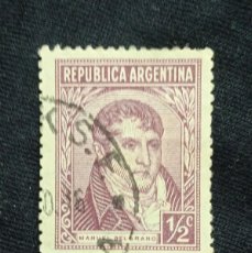 Sellos: ARGENTINA 1/2 C. MANUEL BELGRANOAÑO 1935.. Lote 386829179