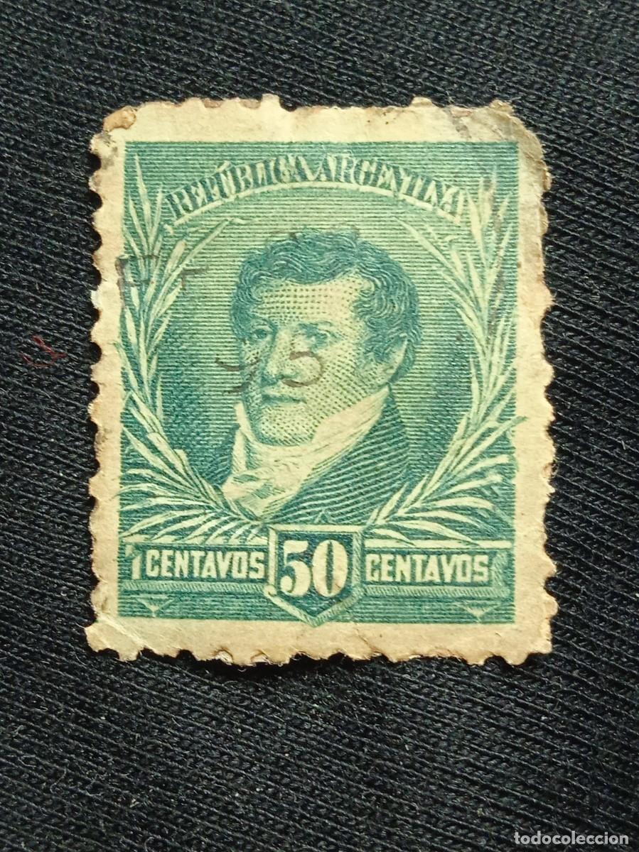 Sellos: ARGENTINA 50 C. GENERAL ISSUES A&Ntilde;O 1897. - Foto 1