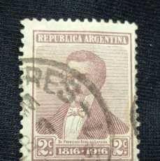 Sellos: ARGENTINA 2 C. NARCISO LAPRIDA AÑO 1916.. Lote 386844849