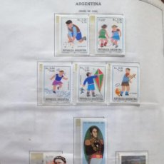 Sellos: D)1983, ARGENTINA, COLLECTION, ARGENTINA PHILATELY, CHILDREN'S GAMES, CHANGE OF THE MONETARY SYSTEM,. Lote 390420204