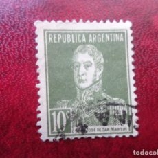 Sellos: :ARGENTINA, 1923, JOSE DE SAN MARTIN, YVERT 302. Lote 401899929