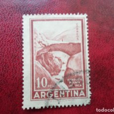 Sellos: :ARGENTINA, 1959, PUENTE DE INCA, YVERT 606A. Lote 401901944