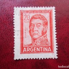 Sellos: :ARGENTINA, 1966, JOSE DE SAN MARTIN, YVERT 781. Lote 401904194