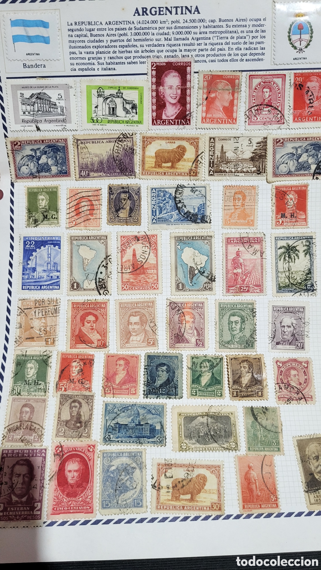 Sellos: Hoja sellos Argentina - Foto 1