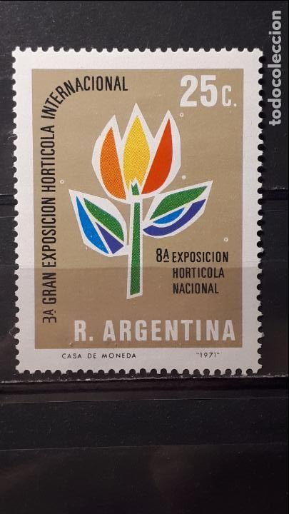 Sellos: ARGENTINA. A&ntilde;o 1971. Yvert 902 * - Foto 1