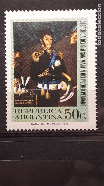 Sellos: ARGENTINA. A&ntilde;o 1973. Yvert 944 * - Foto 1