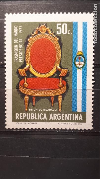 Sellos: ARGENTINA. A&ntilde;o 1973. Yvert 943 ** - Foto 1