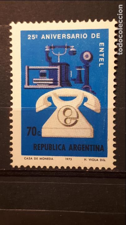 Sellos: ARGENTINA. A&ntilde;o 1973. Yvert 955 ** - Foto 1