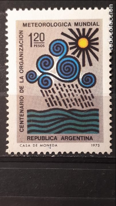 Sellos: ARGENTINA. A&ntilde;o 1973. Yvert 967 ** - Foto 1