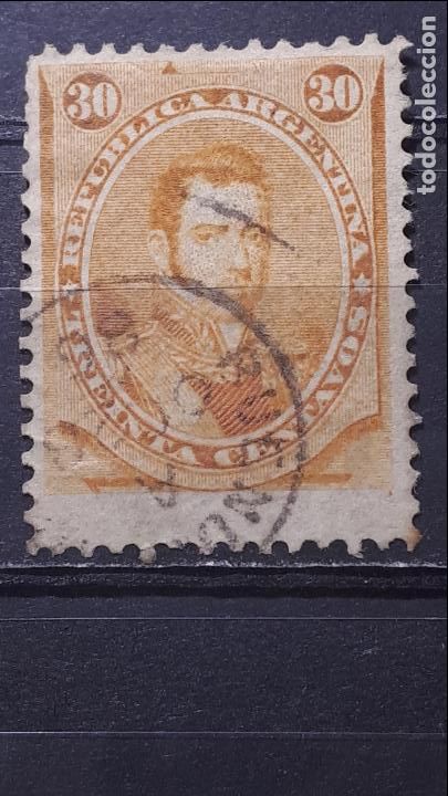 Sellos: ARGENTINA &deg; . 1867-73. YVERT 21 - Foto 1