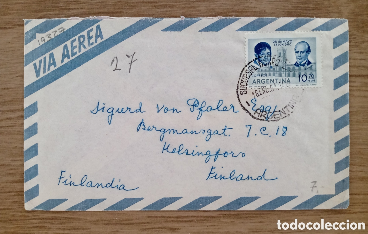 Sellos: Argentina Sobre Historia Postal - Foto 1