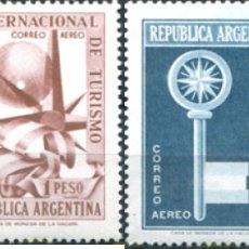 Sellos: 283432 MNH ARGENTINA 1957 CONGRESO INTERNACIONAL DE TURISMO