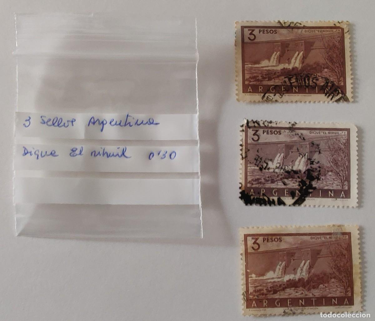 Sellos: Sellos de Argentina Dique El Nihuil - Foto 2