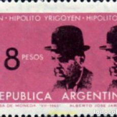 Sellos: 727050 HINGED ARGENTINA 1965 HIPOLITO IRIGOYEN (1852-1933)