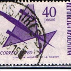 Sellos: ARGENTINA // YVERT 119 AEREO // 1968 ... USADO