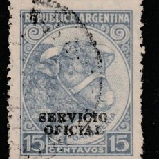 Sellos: ARGENTINA // YVERT 344 B SERVICIO // 1938-54 ... USADO