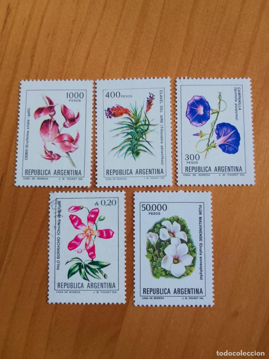 Sellos: ARGENTINA - FLORA, FLORES - Foto 1