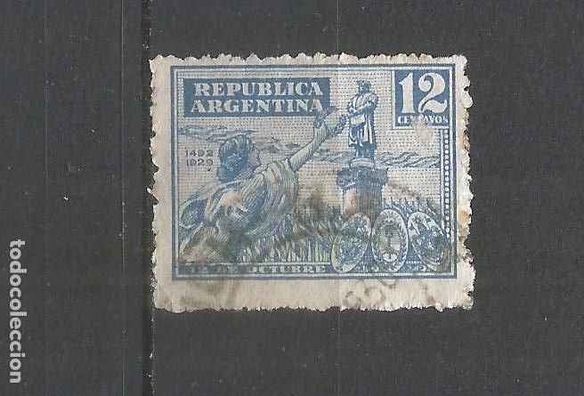 Sellos: ARGENTINA YVERT NUM. 325 USADO - Foto 1