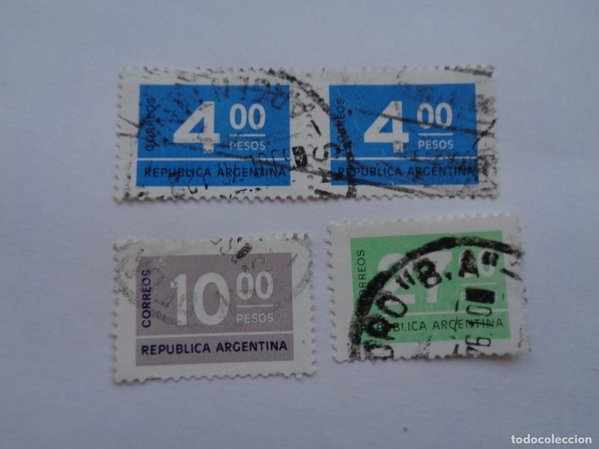 Sellos: LOTE DE 4 SELLOS DE ARGENTINA : BASICOS - Foto 1