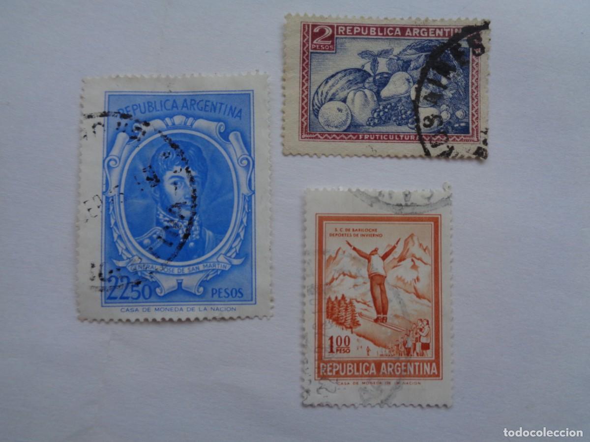 Sellos: LOTE DE 3 SELLOS DE ARGENTINA - Foto 1