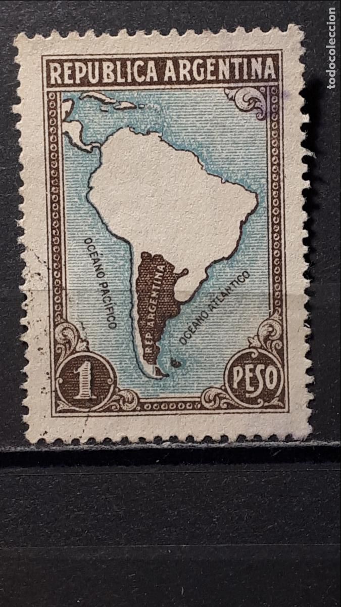 Sellos: ARGENTINA. A&Ntilde;O 1937 &deg;. YVERT 386 - Foto 1