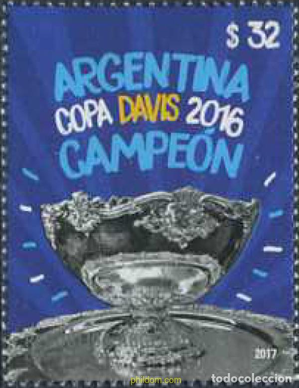 Sellos: 588804 MNH ARGENTINA 2017 COPA DAVIS - Foto 1