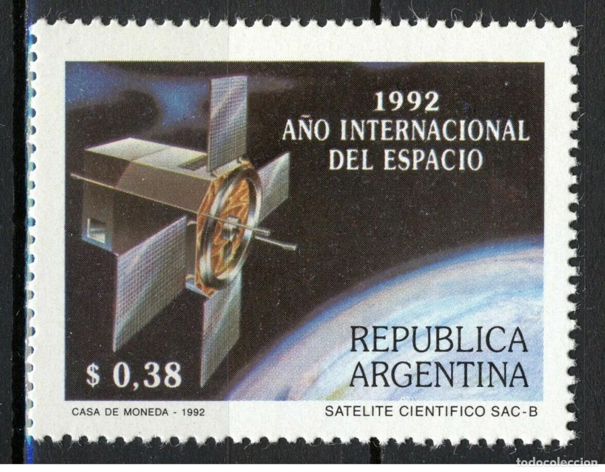 Sellos: Argentina 1992 - A&ntilde;o Int.del espacio mnh** - Foto 1