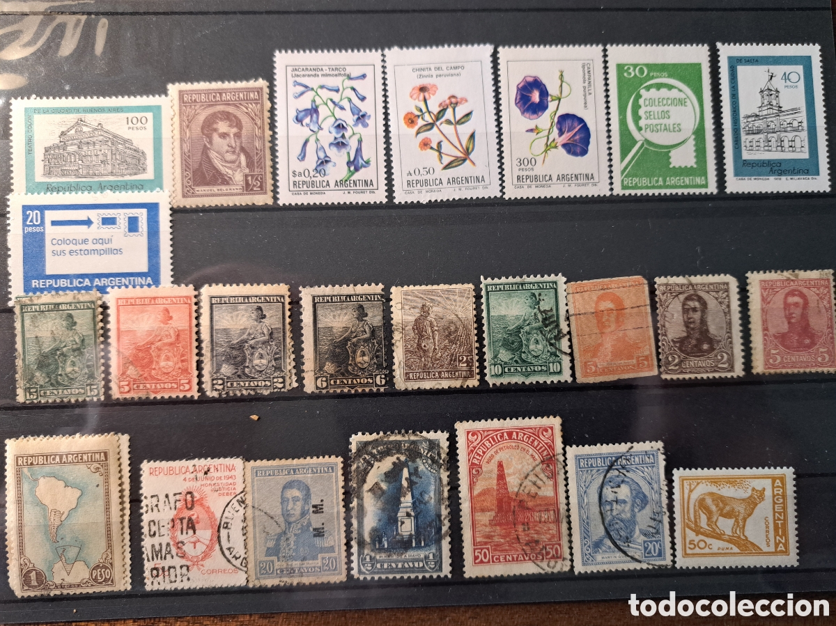 Sellos: Lote (75) sellos Argentina - Foto 4