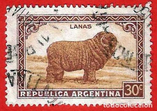 Sellos: Argentina. 1936. Scott # 442. Lanas - Foto 1