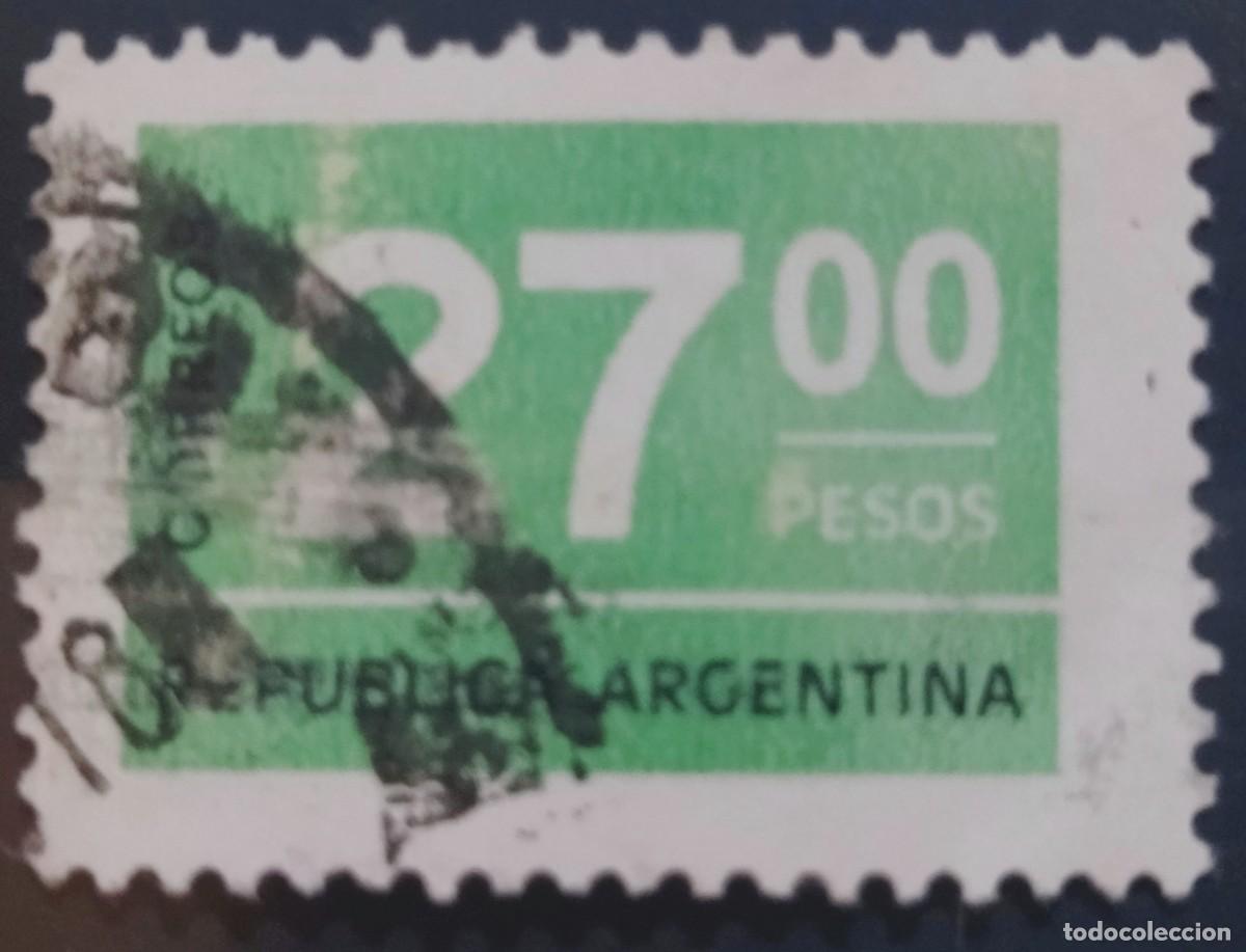 Sellos: ARGENTINA 1976 Cifras. USADO. - Foto 1