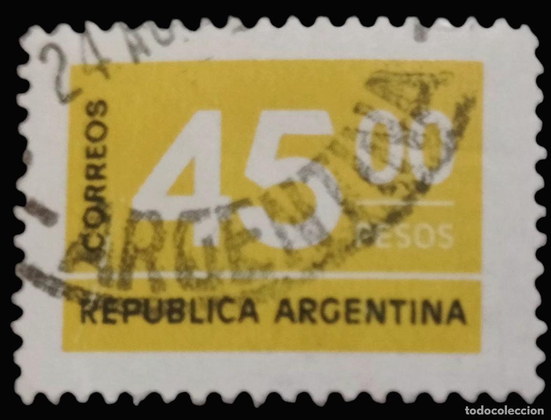 Sellos: ARGENTINA 1976 Cifras. USADO. - Foto 1