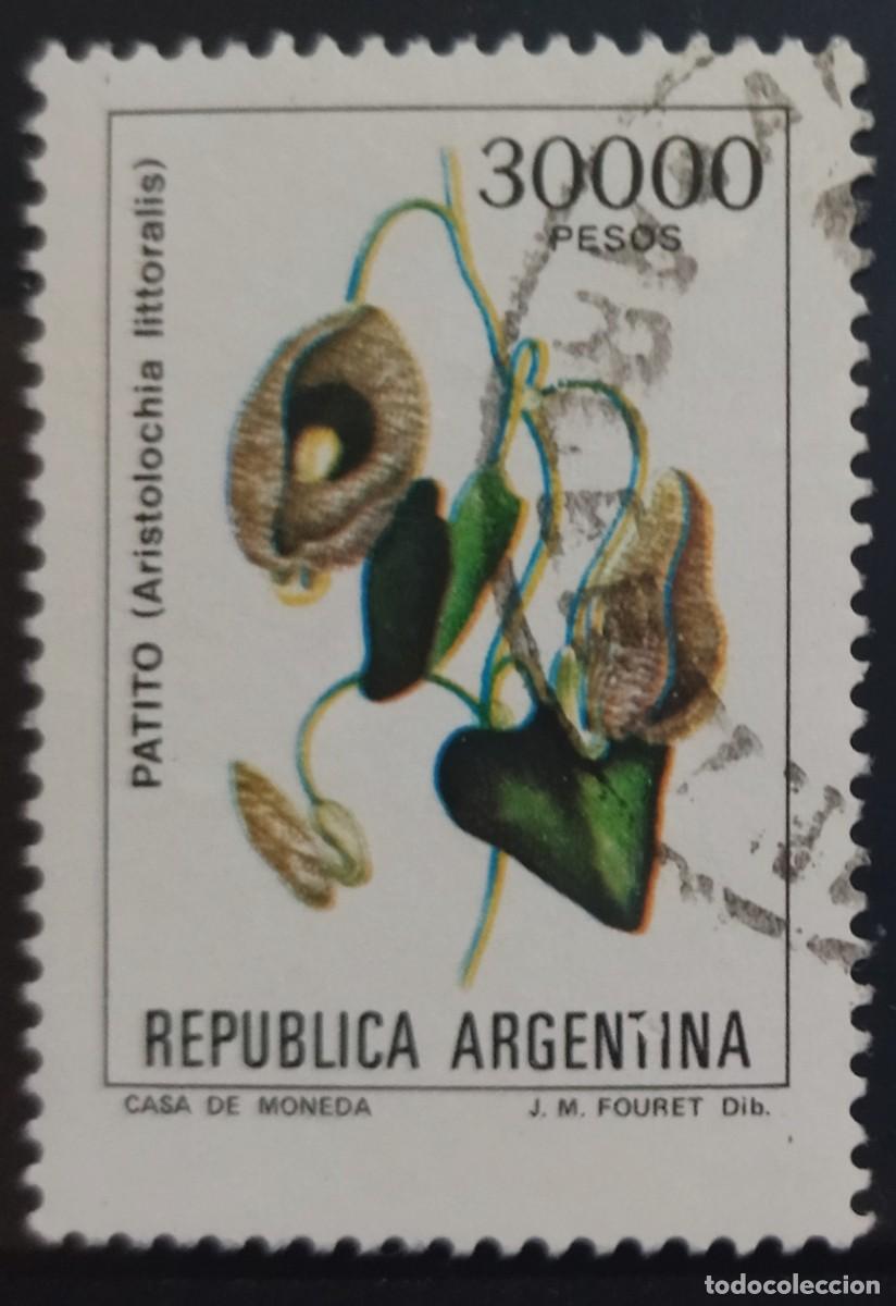 Sellos: ARGENTINA 1982 Flores. USADO. - Foto 1