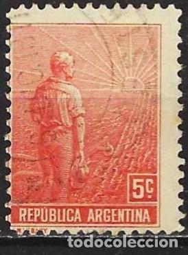 Sellos: Argentina 1911 - Mi 154X - YT 165 - Agricultor