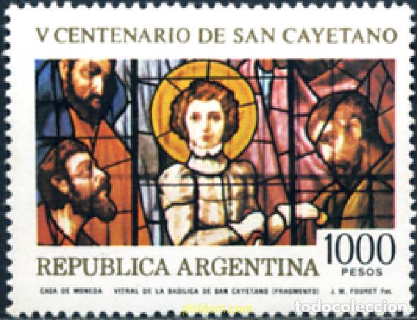Sellos: 255015 MNH ARGENTINA 1981 V CENTENARIO DE SAN CAYETANO