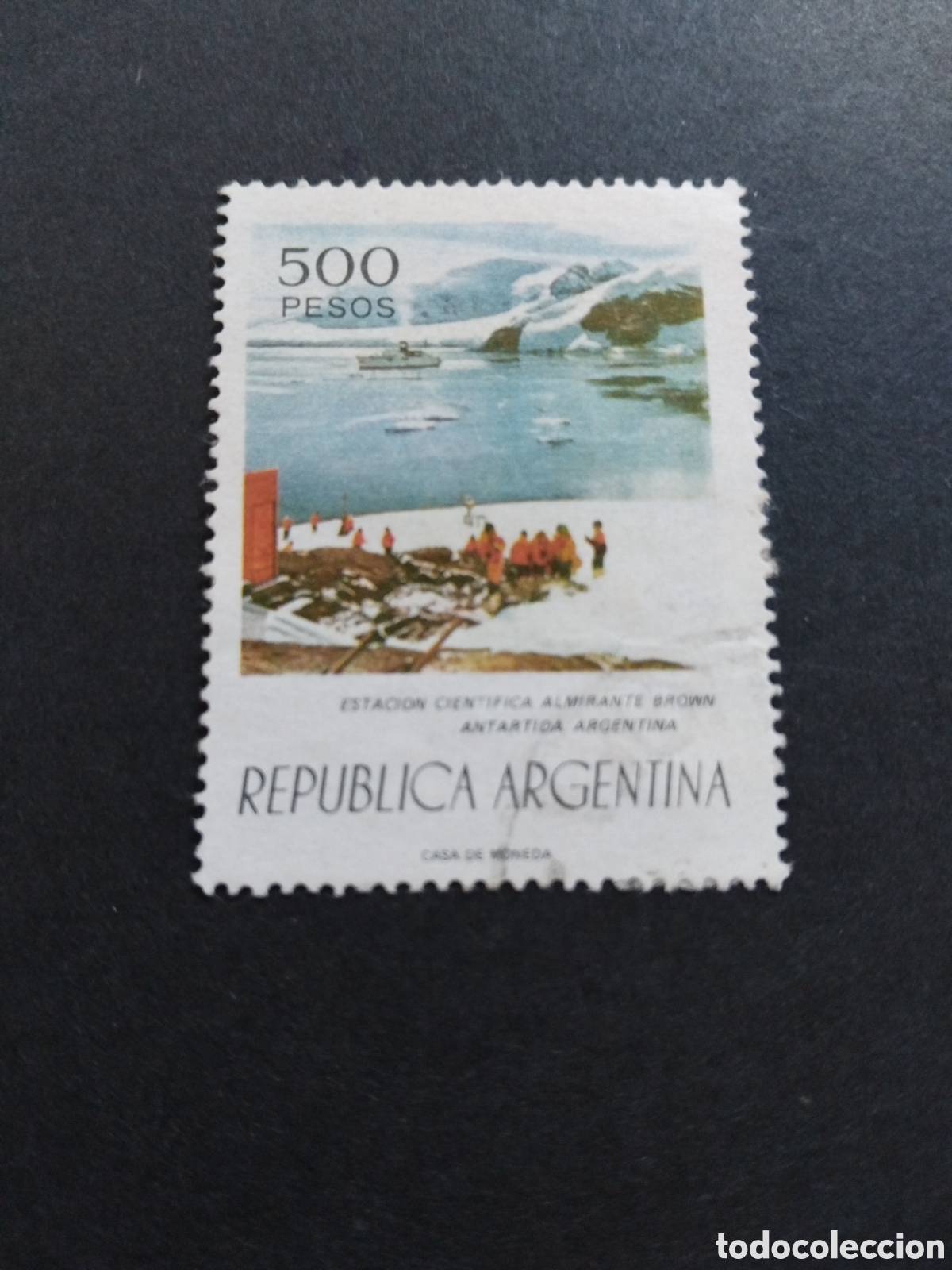 Sellos: Argentina. 1974. Base ant&aacute;rtica Almirante Brown.
