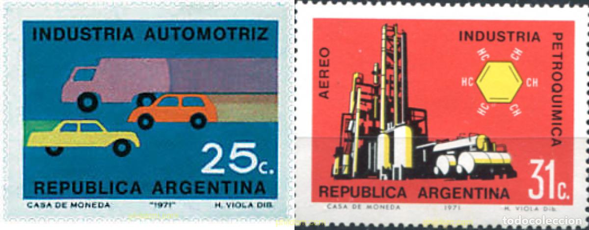 Sellos: 699653 MNH ARGENTINA 1971 INDUSTRIA NACIONAL