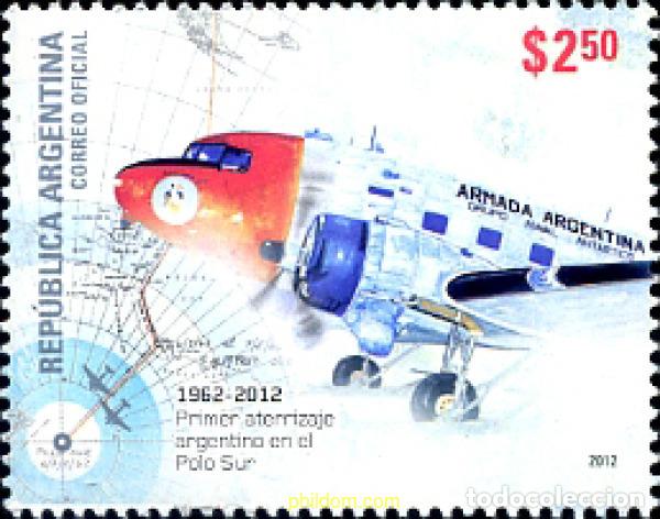 Sellos: 276530 MNH ARGENTINA 2012 CINCUENTENARIO DEL PRIMER VUELO ARGENTINO AL POLO SUR