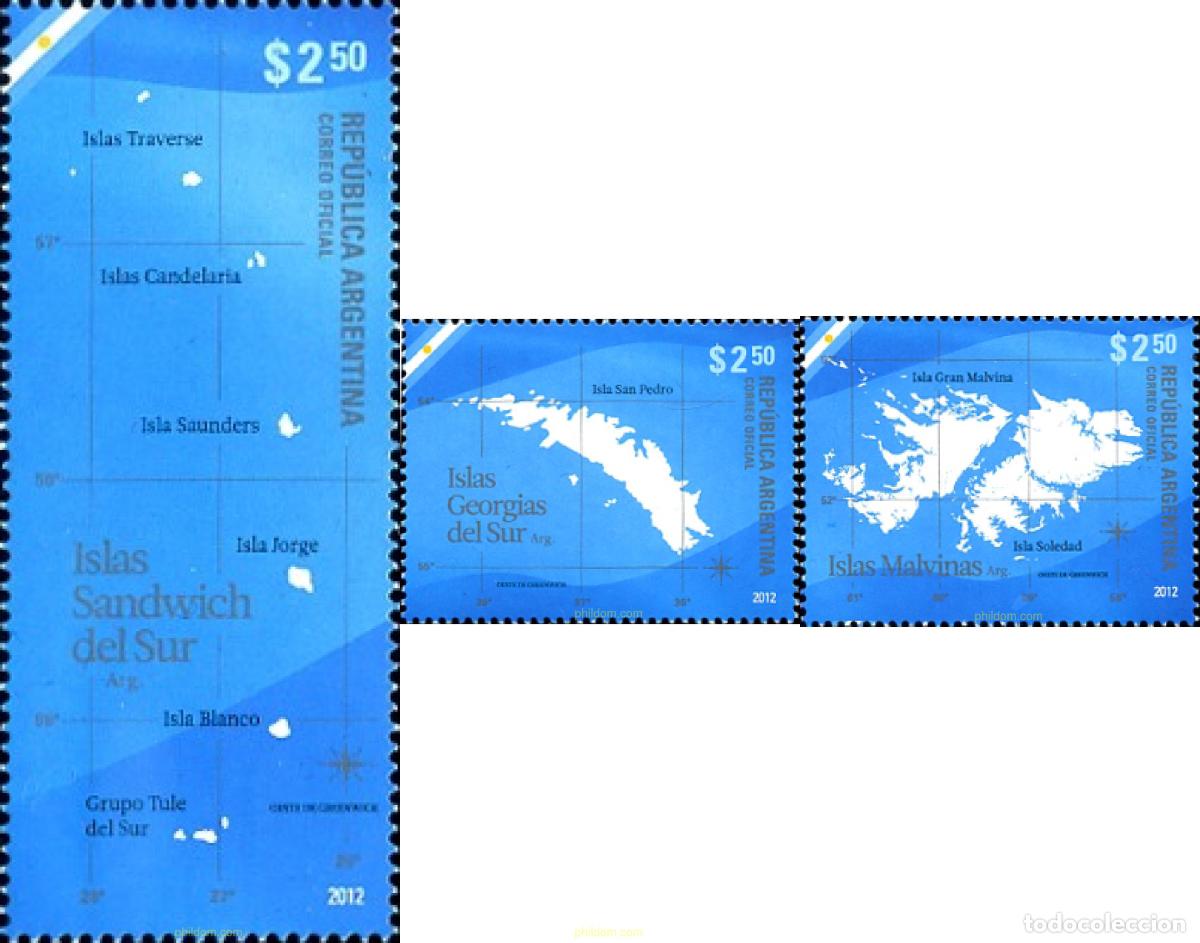 Sellos: 276934 MNH ARGENTINA 2012 ISLAS MALDIVAS
