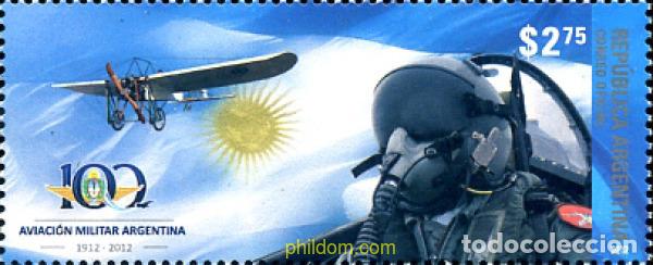 Sellos: 284106 MNH ARGENTINA 2012 CENTENARIO DE LA ESCUELA MILITAR DE AVIACI&Oacute;N ARGENT&Iacute;NA