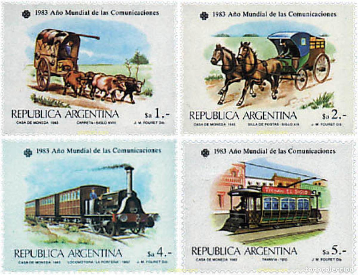 Sellos: 57253 MNH ARGENTINA 1983 A&Ntilde;O INTERNACIONAL DE LAS COMUNICACIONES