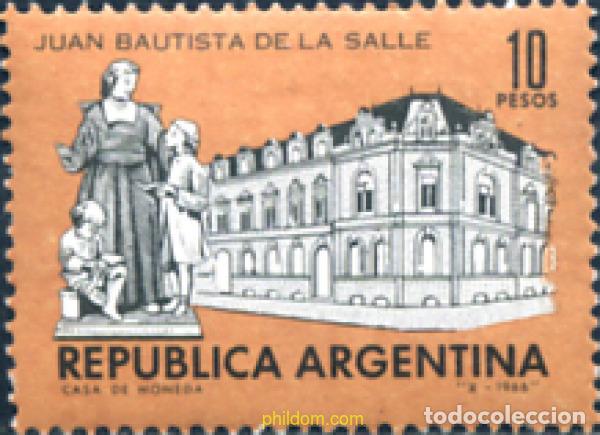 Sellos: 254971 MNH ARGENTINA 1966 JUAN BAUTISTA DE LA SALLE