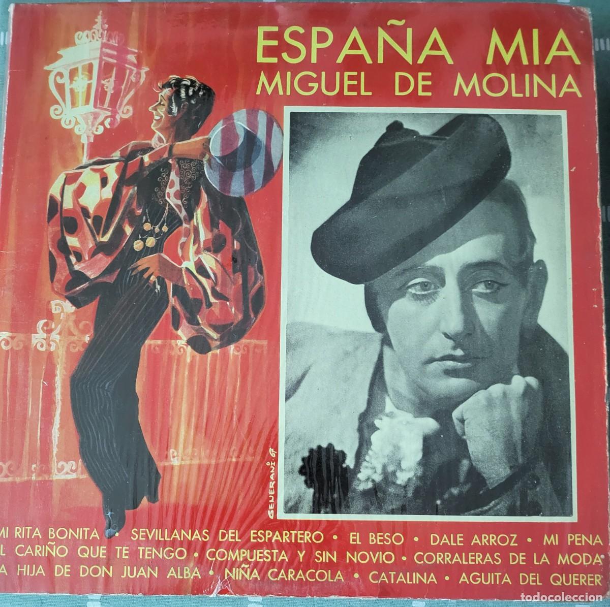 Sellos: Miguel de Molina Lp sello Music-Hall editado en Argentina...